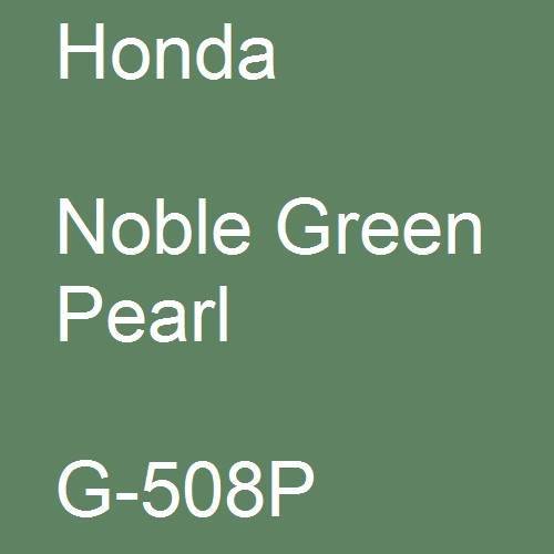 Honda, Noble Green Pearl, G-508P.